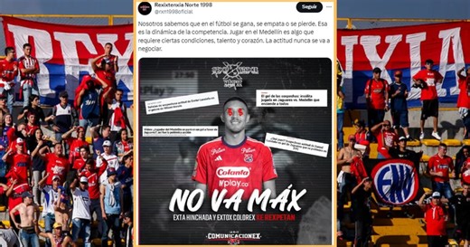 Barra principal del DIM quiere sacar a un jugador de la casa por una acción polémica que afectó al club