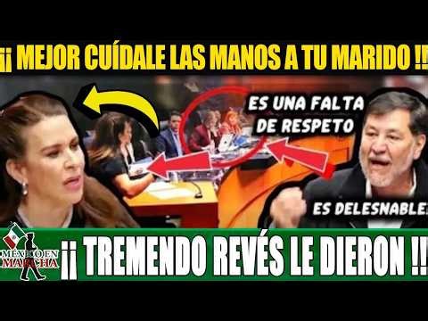 Noroña does it again! He gives Carolina Viggiano a taste of her own medicine for being disrespect...