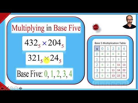 Multiplying in base 5.