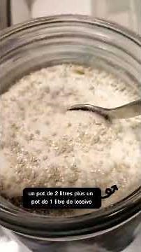Lessive en poudre maison au Thermomix