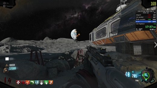 【世界纪录】使命召唤12僵尸模式月球2人主线速通(any%/17:39）