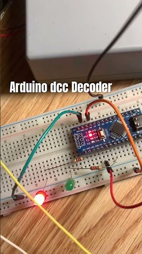 Arduino dcc decoder #märklin #digital #dcc #arduino #shorts