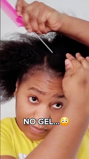 👉 The secret to a slick back with NO gel 👀