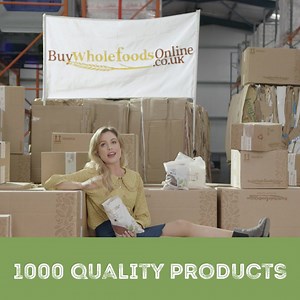 We offer fast and free delivery on all orders over £20, you won’t want to miss out! With over 1000 high quality products to choose from, you can find everything you need delivered straight to your door. 🎁 4 Million Orders 😊 450,000 Happy Customers 🚚 Free Delivery Over £20 🌿 Minimal Plastics In Our Packaging Click Shop Now and get free delivery over £20. | Buywholefoodsonline