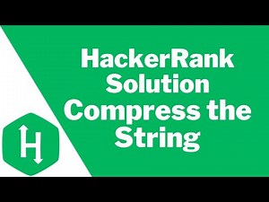 Hackerrank solution: compress the string python