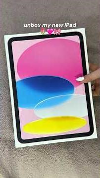 new iPad unboxing 🩷✨#unboxing #ipad #unboxingvideo