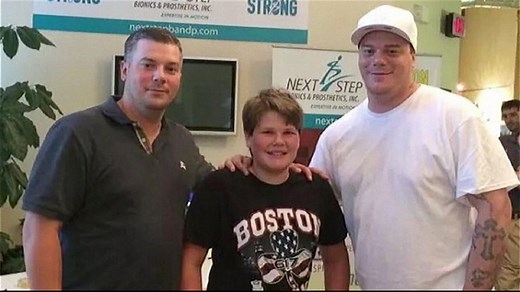 Boy Who Lost Leg Is Aided By Boston Marathon Survivors