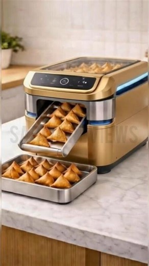 Factory-Style Samosas Made This Easy 🤯 #gadgets #youtubeshorts #food