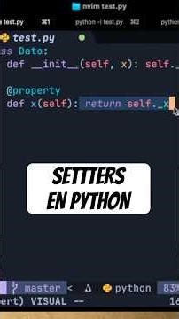 Cómo se definen los setters en Python