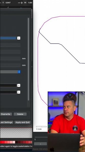Params in Ink/Stitch & Inkscape #shorts