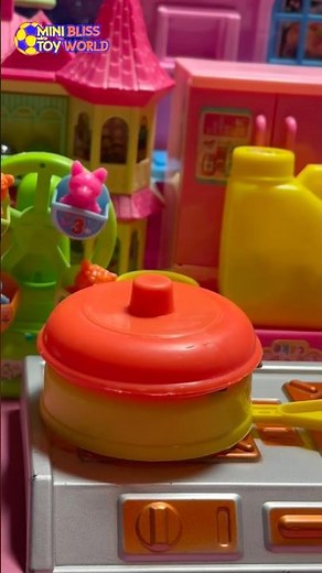 Miniature kitchen toy set cooking video satisfying with unboxing & Review | ASMR videos