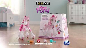 The new Zoomer Show Pony is a fashionable, interactive pony you can feed, groom, and train to perform different tricks. She moves on her own and has expressive light-up eyes that show you exactly how she feels. Zoomer Show Pony comes with four interactive accessories, including an apple, carrot and a sugar cube. Available at all Toy Town Branches. Verdun, Tallet Al Khayyat : 01-796065 The Spot Choueifet Mall : 05- 813431 Now Open in Cascada Mall | TTL