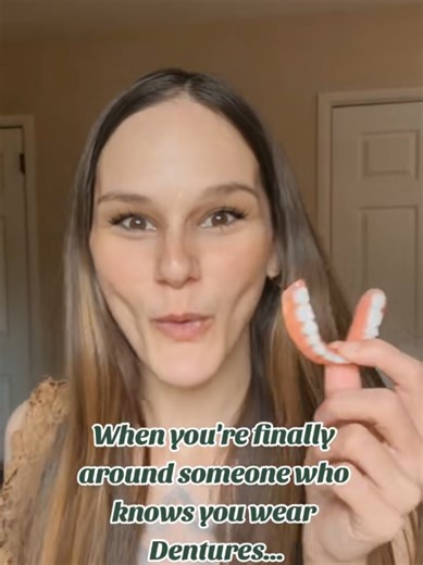 That feeling when you're finally around people who UNDERSTAND 🦷 #funny #dentures #denturegang #toothless #dental