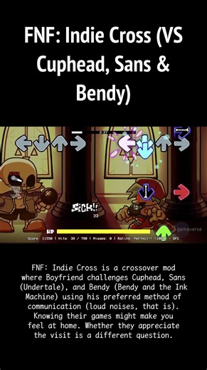 FNF: INDIE CROSS (VS CUPHEAD, SANS & BENDY)