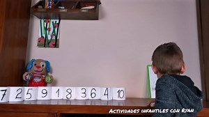 Matching numbers toilet paper stacking activity | Activities with Ryan