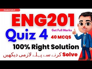 Eng201 quiz 4 2023 || Eng201 quiz 4 || Eng201 quiz 4 solution 2023 | Eng201 quiz 4 spring 2023