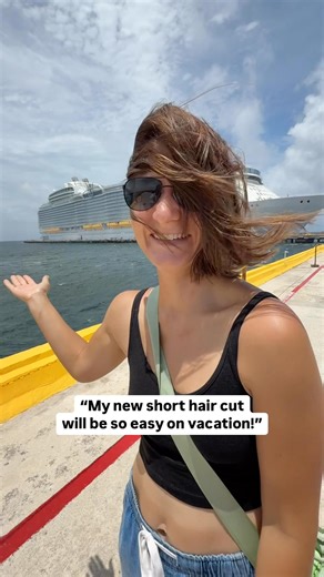 Narrator: “It was, in fact, not so easy on vacation.” #haircut #shorthair | The Dashleys