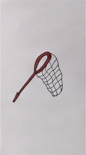 Net 🥅 Easy Drawing For Kids #net #kidstvforfun #drawing #art #viral #shorts #viralshorts #painting