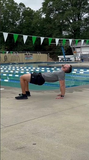 Backstroke Body Position Exercise // Tabletop (Crab) Bridge