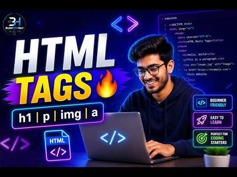 Top 4 HTML Tags Every Beginner Must Know 🔥 | BuildWithHari |