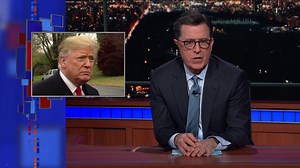 TONIGHT: A scary new climate change report gives Trump a new chance to ignore climate change. #LSSC | The Late Show with Stephen Colbert