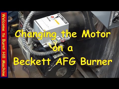 Changing the Motor on a Beckett AFG Burner. #beckett, #beckettAFG