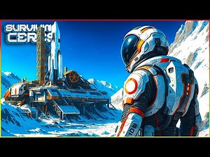 Surviving Day 2 on This Hostile Planet Isn't Easy! Craft Build Terraform Survival - Surviving Ceres