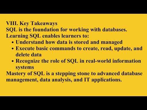 Introduction to SQL: Understanding Structured Query Language | Q1 Oracle L12 P1 | SMILE ROAD