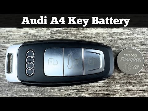 2019 - 2024 AUDI A4 Remote Key Fob Battery Replacement - How To DIY Change Replace Batteries
