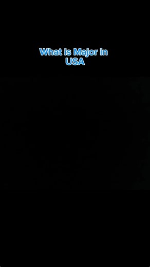 Major in USA explained. Choose your main subject wisely 🇺🇸