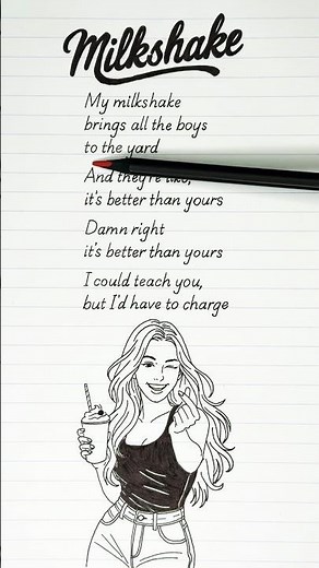 🔥🍹 MILKSHAKE – Kelis (Lyrics + Subtitles) TikTok Dance Trend