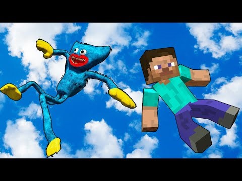 Minecraft: Ragdoll Jumps and Falls - [Poppy Playtime, GMOD] - Episode 8