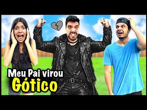 My father was turned into a Goth!! And he attacked the family!!