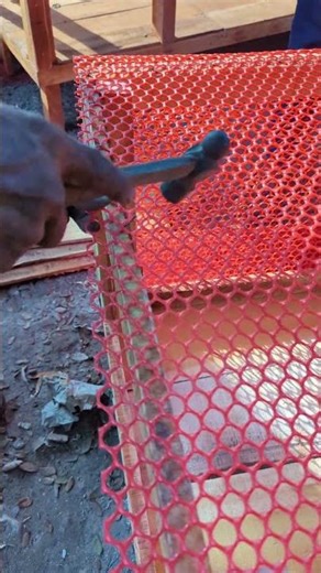 Setting up a net #net #woodworking