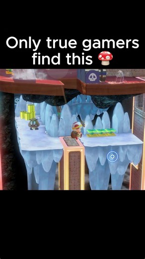 Hidden Gold Mushroom in Captain Toad Treasure Tracker #mario #nintendoswitch #nintendo