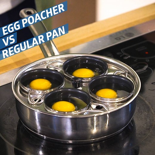 9.6M views · 12K reactions | Does an egg poacher make better eggs? | Eater | Facebook