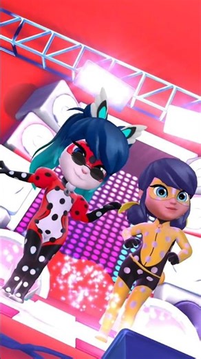 Ladybug & Cat Noir's EPIC Dance Battle! 💃🕺 #Miraculous