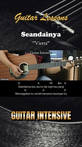 Seandainya - Vierra - Tutorial chord gitar mudah | Guitar Intensive
