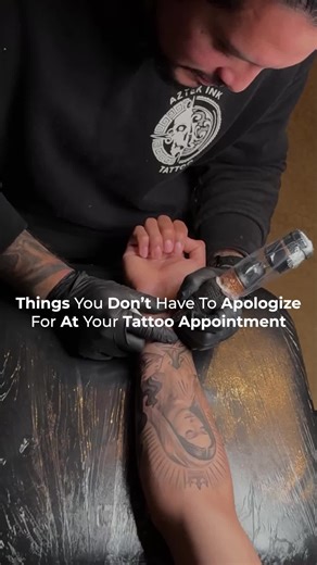 Tattoo Appointment Etiquette: What NOT to Apologize For