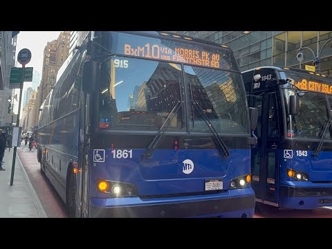 New 2026 Prevost X3-45s (1800s-series) on Eastchester Bus Routes