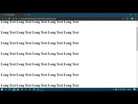 Basic HTML and CSS Tutorial for Beginners Part 3