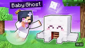 My Baby GHOST's Secret Base In Minecraft!