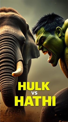 😱 Hulk ने पगला हाथी को पटक दिया | Hulk Saves Village 💪🐘 #shorts #ytshorts