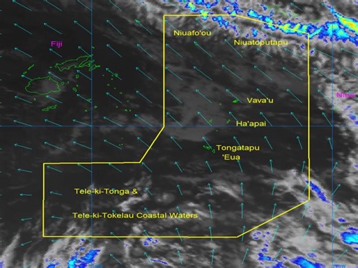 Fakamatala 'ea 'i hono hiki 'i he lea mo e 'ata efiafi Pulelulu 5 Sune 2024. | Tonga Meteorological Services, Government of Tonga
