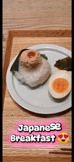 Only in Japan... 🇯🇵This breakfast hits different 🍙✨ #japan #breakfast #JapanTrip #tokyo #japanlife