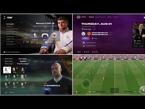 EA SPORTS FC 26 ANDROID OFFLINE CAREER MODE | FIFA 16 MOD FC 2026 NEW FACE & LATEST KITS 26