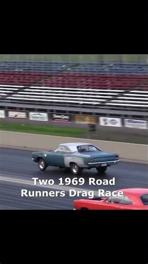 Two 1969 Road Runners Drag Race! #carshorts #dragracing