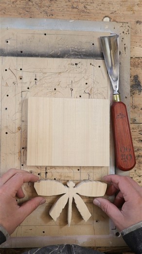 Dragonfly. Wood carving, pyrography | Oleksandr Hrytsai. Wood Carving