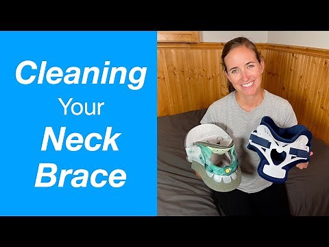 How to Clean your Neck Brace | Miami J and Aspen Vista Cervical Collars