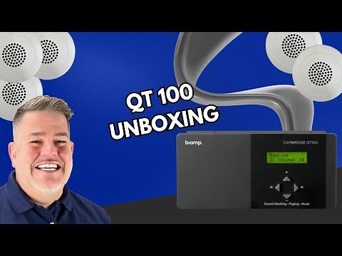 Easy to Install Sound Masking Systems - Qt 100 Unboxing